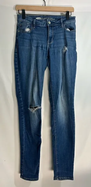 Old navy jeans | Size 4 | rockstar | in good used conditions | Mid - Rise thumbnail 1