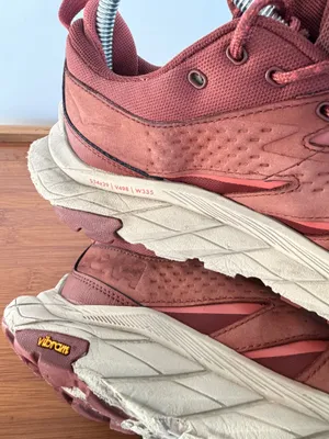 Hoka Anacapa Gototex Megagrip Women’s 9 B Trainers Sneakers Maroon Coral thumbnail 16
