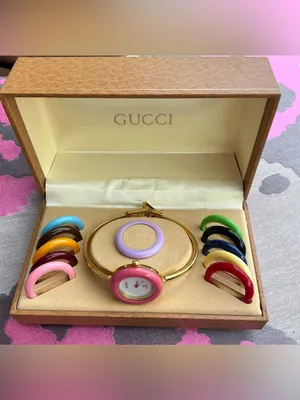 Dressy GUCCI interchangeable bezel watch set ❤️‍🔥❤️‍🔥❤️‍🔥 thumbnail 7
