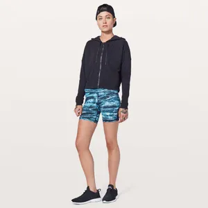 NWOT LULULEMON blue shorelines Train Times Short *6" thumbnail 4