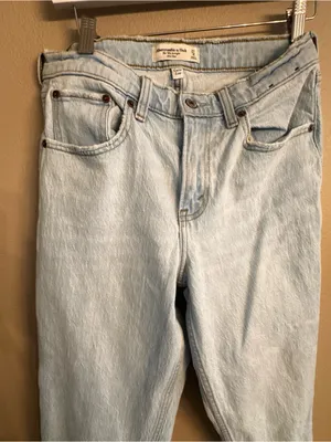 ABERCROMBIE 90s Straight Mid Rise Jeans thumbnail 4