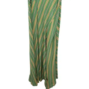 ASTR the Label Size Small Maxi Dress Olive Green Stripe V Neck Flowy Vacation thumbnail 11