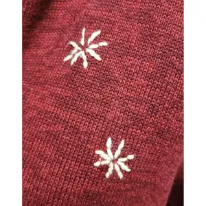Woolrich Christmas Cardigan Snowman Embroidered Button Up Sweater L‎ thumbnail 4
