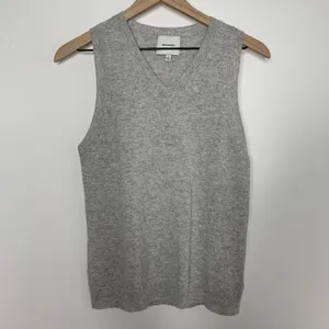 Reformation Women's Gray Reese Cashmere Tank Top Small thumbnail 2
