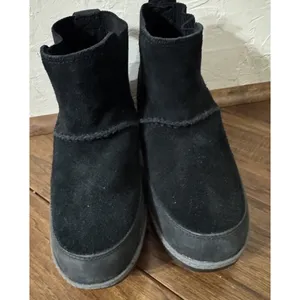 Y2K UGG Women's Kress Black Suede Waterproof Ankle Boots 1095147 Sz 6 Chunky OLD thumbnail 7