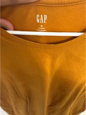 Gap Women’s Top Short Sleeve Cotton Dark Orange M thumbnail 2