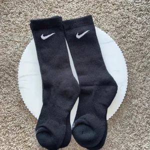Nike Black Crew Socks with White Swoosh 🧦 thumbnail 3