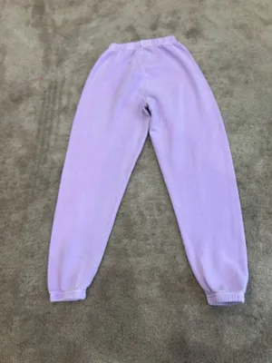 Aviator Nation Neon Purple Logo Sweatpants. Size Large thumbnail 5