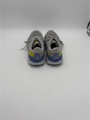 Hoka Clifton 7 $180 Woman’s 9 One One Gray Running Shoes with Yellow Logo thumbnail 4