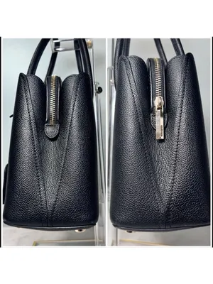 Kate Spade Black Leather Margaux Satchel Tote with Crossbody Strap thumbnail 5