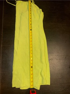 Y2K Lime Green Ribbed Knit Mini Dress | Bodycon Cami Dress Summer Vacation thumbnail 5