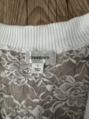 cardigan White Size L thumbnail 2