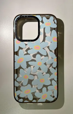 CASETiFY sixties Blue bold floral Impact Case MagSafe Compatible iPhone 13 Pro Frost $52.00 thumbnail 1