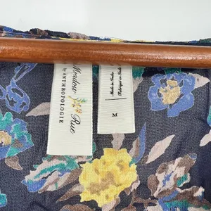 Anthropologie Meadow Rue Strasser Floral Blouse embroidered beaded size medium thumbnail 10
