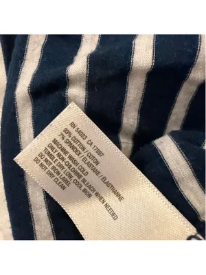 Gap Body cotton navy and white striped t-shirt, vintage Cotton See photos for me thumbnail 8