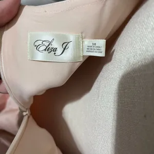 Eliza J Sz 10 Pink Blush High‎ Low Formal Dress Sleeveless Open Back thumbnail 7