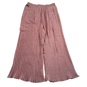 Matilda Jane‎ Curtain Call Wide Leg Pants Womens Medium Pink Accordion Elastic thumbnail 4