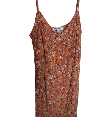 ✨‎ Mimi Chica Floral Button Front Maxi Dress Size Large ✨ thumbnail 3