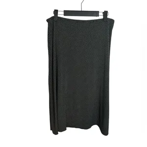 Saint Tropez West Y2K Black and White Polka Dot Flowy Skirt thumbnail 2