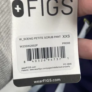 Figs Scrub Pants Women's Size XXS Petite Soeng Purple NEW Pockets Drawstring thumbnail 4