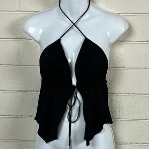 Princess Polly Chantria Top Black size 8 thumbnail 10