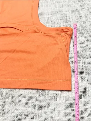 Lululemon Open Back Cropped Training Tank Top - Orange Soda 🍊 Size Measured thumbnail 4