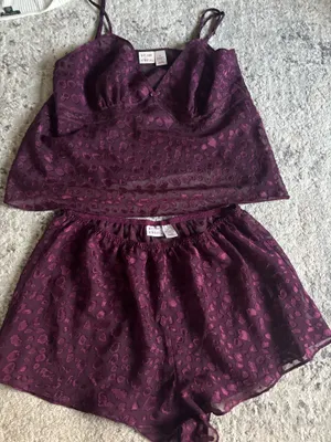Gilligan & O'Malley lacy sleep set woman’s size XL thumbnail 1
