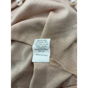Princess Polly Women’s US 4 Beige Pearl Button Deep V Cardigan Minimalist Top thumbnail 6