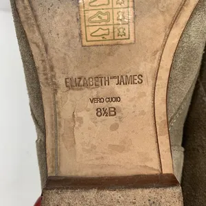 Elizabeth and James Size 8.5 B Bootie E-Camo Lace Around Suede Tan Stone Women’s thumbnail 3