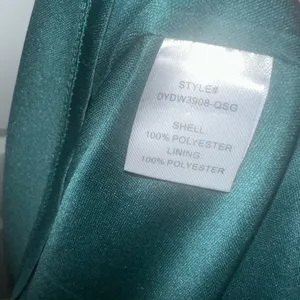 Altar’d State Small Tracey Green Satin Ruffle Sleeve Holiday Cocktail Dress thumbnail 7