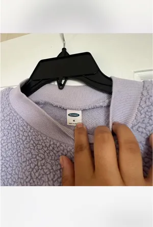 Old Navy Comfy Purple Crewneck Sweatshirt thumbnail 2