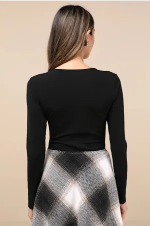 Sweater Bodysuit Black Size XS thumbnail 3