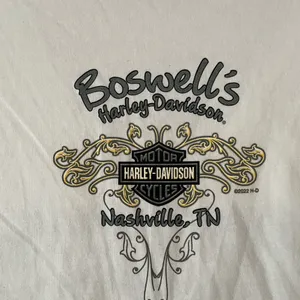 Harley Davidson Woman & Motorcycle Inscribed T-Shirt Nashville, TN Size Med A2 thumbnail 8