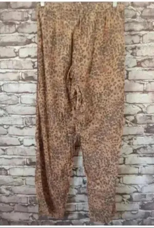 🆕 NWOT Aerie Elastic-Waist Leopard Lounge Pants S 🆕 thumbnail 3