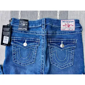NWT Women True Religion Jennie Curvy Mid Rise Skinny sz 29 New thumbnail 5