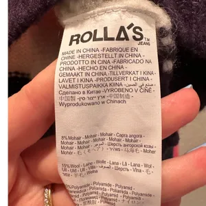 Rolla's Covergirl Gigi Knit Sweater Large Striped Wool‎ Blend Balloon Sleeves thumbnail 6