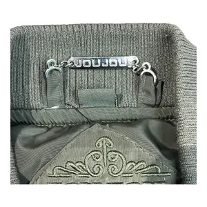 Joujou Bomber Jacket‎ Women Large Olive Green Faux Fur Lined Full Zip Utility thumbnail 5