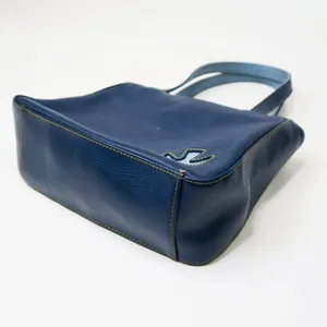 Vintage Y2K Rolfs Genuine Leather Blue Leather Mini Bag thumbnail 3