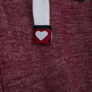 Cali Love Heritage California Zip Up Hoodie Burgundy Red Marl Graphic Large thumbnail 2