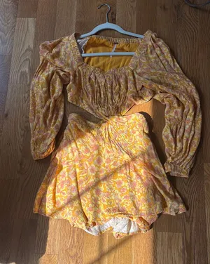 Free People Dress Mini Floral thumbnail 1
