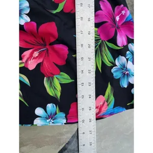 Mainstream Tropical Floral Print One Piece Skirted Swim Suit Swim Dress Size 16 thumbnail 6