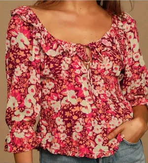 Free People Sweet Memories Blouse thumbnail 1