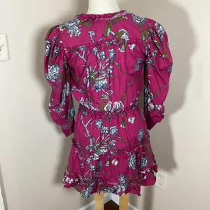 Love The Label Floral Print Smocked Waist Mini Dress Size S thumbnail 3