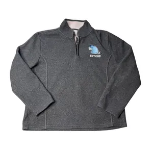 Vintage Disney Eeyore Quarter Zip Fleece M Y2K Poohcore Soft Girl RARE thumbnail 5