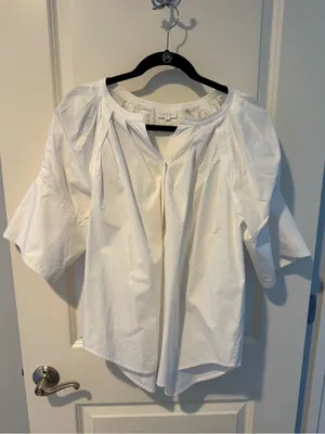 ALC Frank Chloe White Blouse | Size 4 thumbnail 5