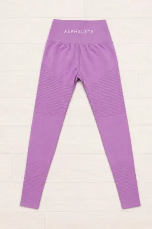 Alphalete Revival Seamless Leggings Pants Purple Sz S thumbnail 1