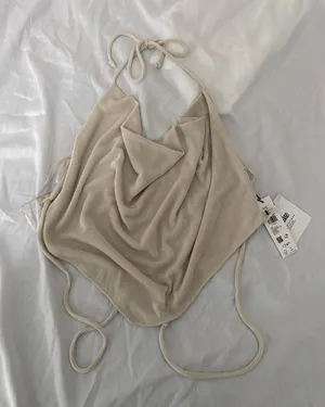 NWT Garage Sexy Open Back Women's tie top thumbnail 1