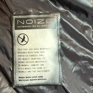 Noize Goldie Patent Puffer Jacket‎ in Brown Size L thumbnail 8