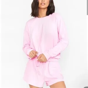 SHOW ME YOUR MUMU Sittin Around SHORTS ONLY in Pink Terry Sz Large thumbnail 4