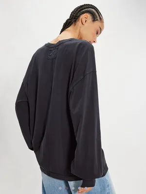 We The Free Black Crewneck Long Sleeve thumbnail 2
